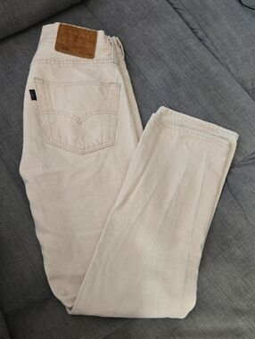 Levi's Men's Straight Jeans in Pale Pink